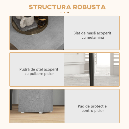  Set de masa pentru 2 persoane, Set din 3 piese de masa si [6]
