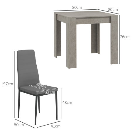  Set de masa pentru 2 persoane, Set din 3 piese de masa si [2]
