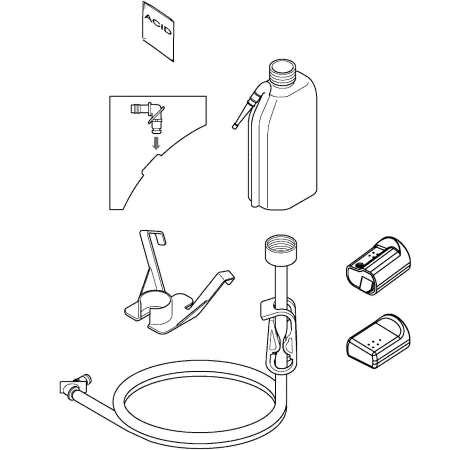 Set detartrare Grohe 46978001, Sensia Arena, gama produs compatibil sensia arena, calitate superioara pentru baia ta [1]