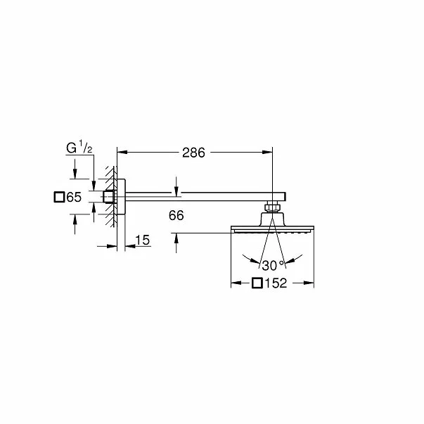 Set dus fix Grohe Euphoria Cube 150 cu 1 jet [1]