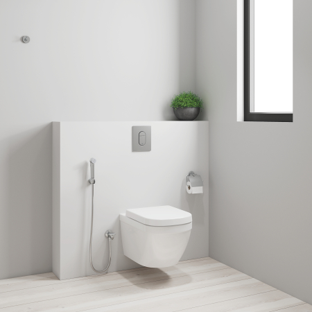 Set dus igienic Grohe 26354000, 1 bar, 36 mm, 1.25 m, 1 functii para dus, 1 orificii instalare, Crom [4]