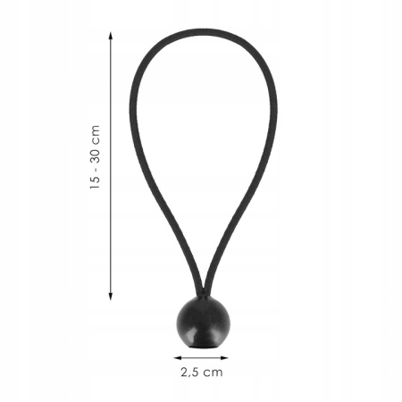 Set elastice cu bila pentru fixare prelate sau bannere, reutilizabile, 10 bucati [1]