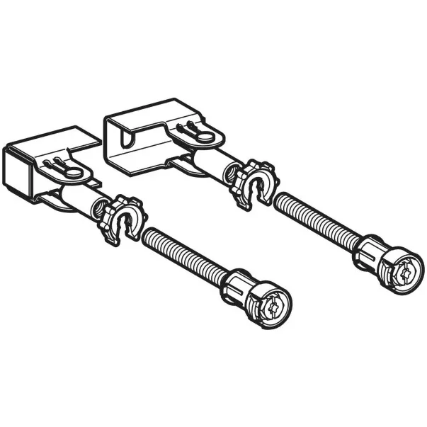 Set fixare rapida Geberit Duofix pe colt [1]