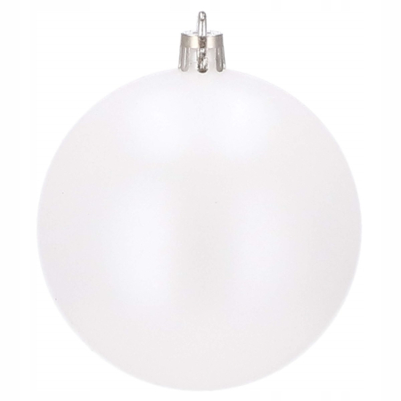 Set globuri de Craciun, 37 bucati, 3-8cm, alb perla [4]