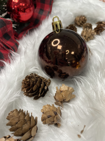 Set globuri si decoratiuni de Craciun, 101 piese, diverse dimensiuni, roz auriu [20]