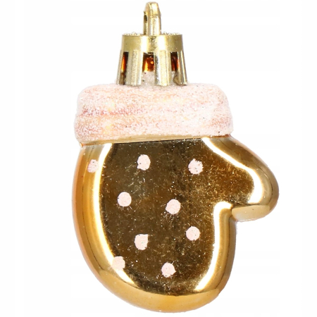 Set globuri si decoratiuni de Craciun, 155 piese, diverse dimensiuni, auriu [1]