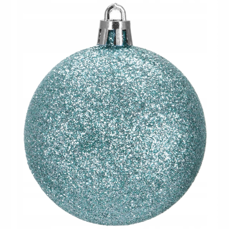Set globuri si decoratiuni de Craciun, 72 piese, diverse dimensiuni, albastru [4]