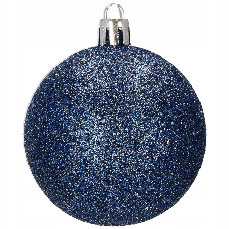 Set globuri si decoratiuni de Craciun, 77 piese, diverse dimensiuni, albastru inchis [2]