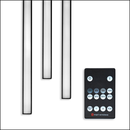 Set iluminare led pentru riflaje MDF, varianta IV, 1 lampa x 2 metri, 520 lm, 5.6W, telecomanda [8]