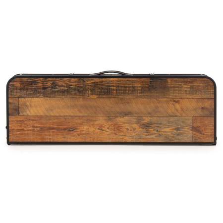 Set masa pliabila cu 2 banci pentru camping, reglabila pe inaltime, MDF si aluminiu, 90x60x70 cm, maro si negru [22]