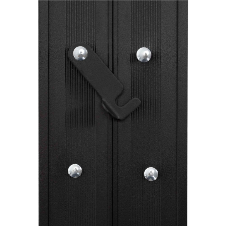 Set masa pliabila cu 2 banci pentru camping, reglabila pe inaltime, MDF si aluminiu, 90x60x70 cm, maro si negru [23]