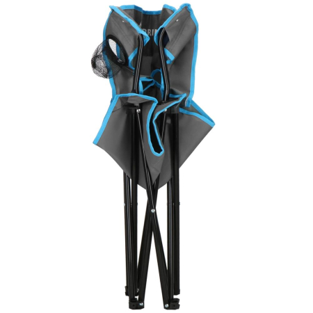 Set masa pliabila cu 2 scaune, structura metalica, husa transport, 47x47x45 cm, gri [10]