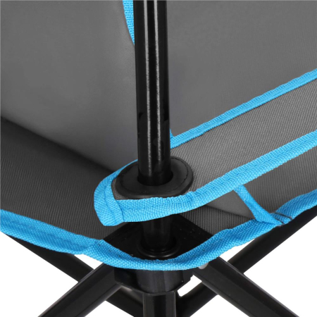 Set masa pliabila cu 2 scaune, structura metalica, husa transport, 47x47x45 cm, gri [2]