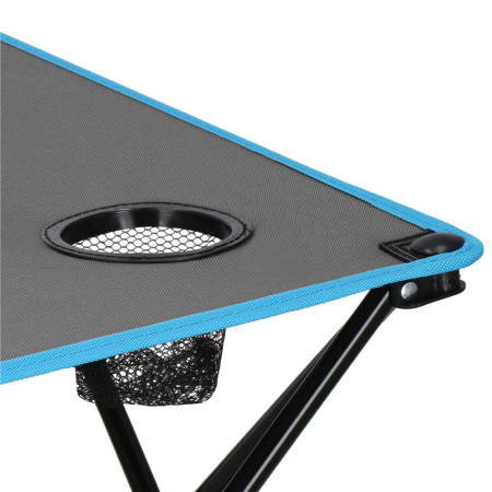 Set masa pliabila cu 2 scaune, structura metalica, husa transport, 47x47x45 cm, gri [12]