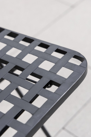 Set mobilier de gradina Gismo, 4 piese, masa cu blat din mozaic ceramic cu aspect de piatra naturala, banca pentru 2 persoane si 2 scaune pliabile pen [11]