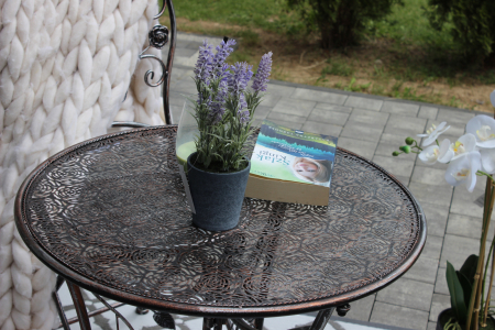 Set mobilier gradina metalic Madison, masa 70Ã—75 cm si 2 scaune 43x40x94 cm, stil vintage, bronz [4]