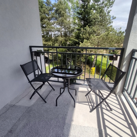 Set mobilier gradina Sersimo Oneiro, 2 scaune pliabile, 1 masa, negru [4]