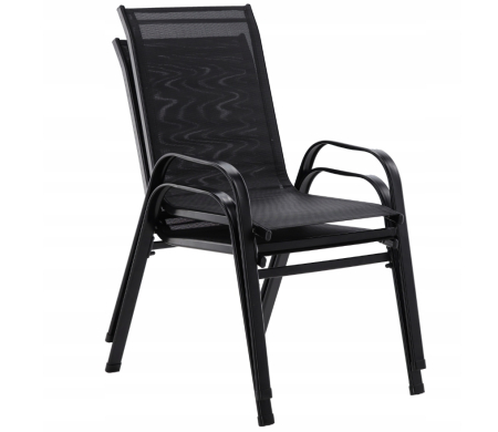 Set mobilier gradina Sersimo Torino, 2 scaune, 1 masa, gri antracit [4]