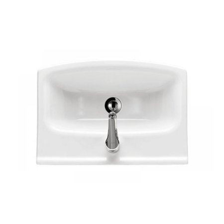 Set mobilier si lavoar Cersanit, Sati, 60,5 x 41,5 cm, alb [2]