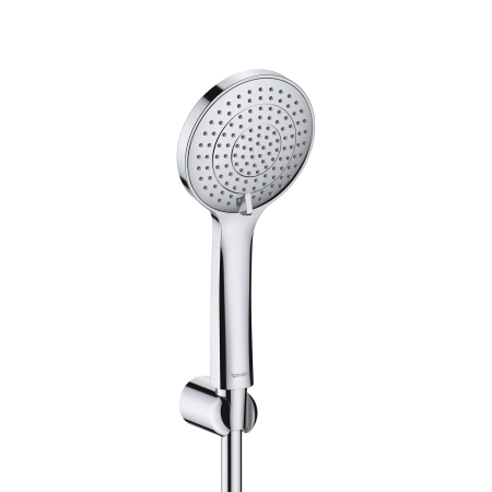 Baie - Set para de dus Duravit UV0712002010, dus, diametru 110 mm, 3 functii, montaj universal, racord 1/2'', crom