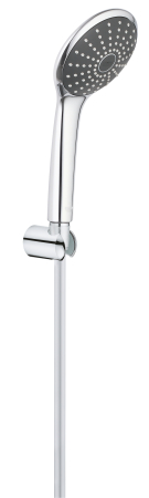 Baie - Set para de dus Grohe 27324000, Vitalio Joy 110 Mono, diametru 110 mm, montaj universal, racord 1/2'', crom