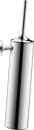 Baie - Set perie WC Duravit 0099461000, Perie Starck T, tip instalare pe perete, elemente fixare ascunse, crom