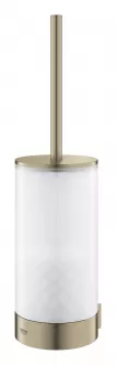 Set perie WC Grohe Selection 41076EN0, montare pe perete, fixare ascunsa, sticla/metal, mat, nickel [1]