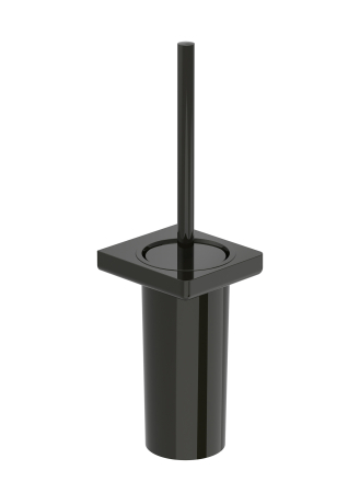 Baie - Set perie WC Roca A817036CN0, Perie Tempo, numar orificii instalare 2, tip instalare pe perete, negru