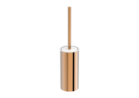 Baie - Set perie WC Roca A817038RG0, Perie Tempo, tip instalare pe podea, elemente fixare ascunse, seria Tempo, cupru