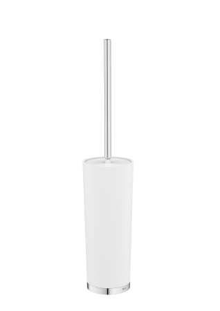 Baie - Set perie WC Roca A817735C00, Perie Sonata, tip instalare pe podea, elemente fixare ascunse, seria Sonata, crom