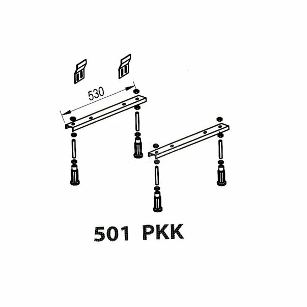 Baie - Set picioare cada pentru Kolpasan Elektra 190x90 cm