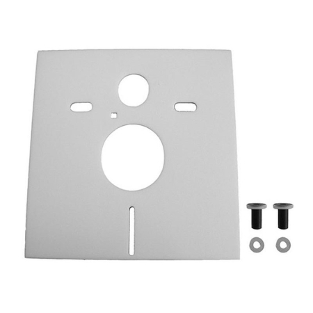 Set rezervor incastrat Geberit, Duofix, cu set fixare si clapeta crom lucios, Delta 51, pentru vas WC suspendat [7]