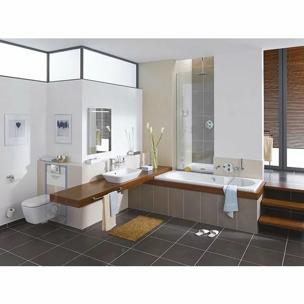 Set rezervor incastrat Grohe Rapid SL pentru vas wc cu clapeta cromata Nova Cosmopolitan [2]