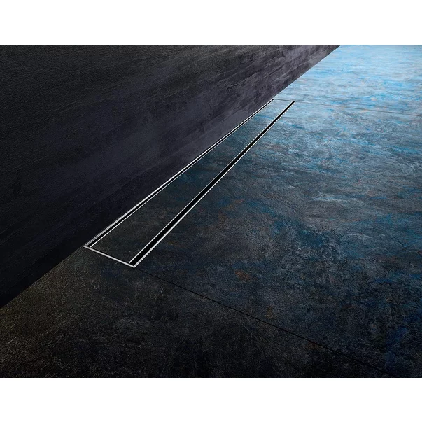 Set rigola de perete cu capac faiantabil Alca APZ23-DOUBLE9 FIT AND GO WALL 85 cm [5]