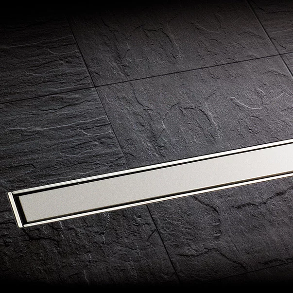 Set rigola pentru dus plus capac Kessel Linearis Compact 115 cm inox cu sita de par si clapeta multistop [4]