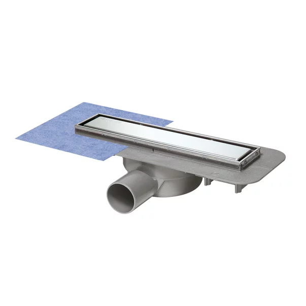 Set rigola pentru dus plus capac Kessel Linearis Compact 65 cm inox cu sita de par si clapeta multistop [4]