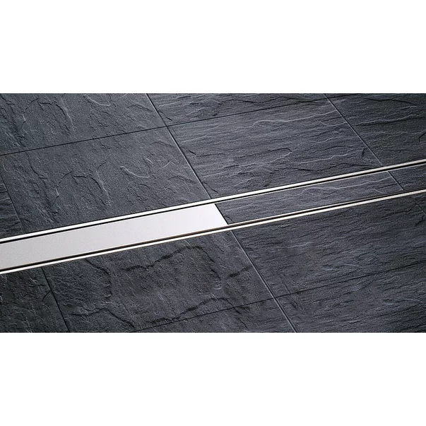 Set rigola pentru dus plus capac Kessel Linearis Compact 75 cm inox cu sita de par si clapeta multistop [7]