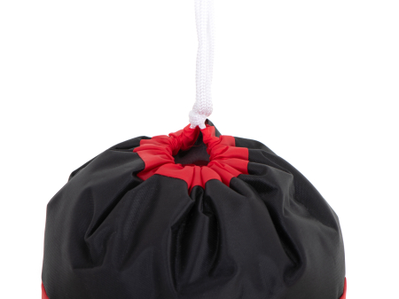 Set sac de box pentru copii 53x45 cm, cu manusi incluse, pentru antrenament acasa, rosu-negru [4]