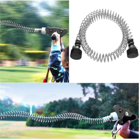 Set tiroliana pentru copii, cablu otel lungime 30m, capacitate 120kg [19]