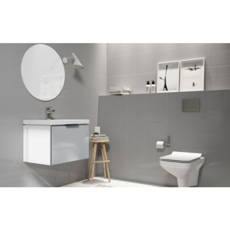 Set vas WC Cersanit, Como New, suspendat, Rimless cu capac Soft-Close si Easy Off, slim [2]