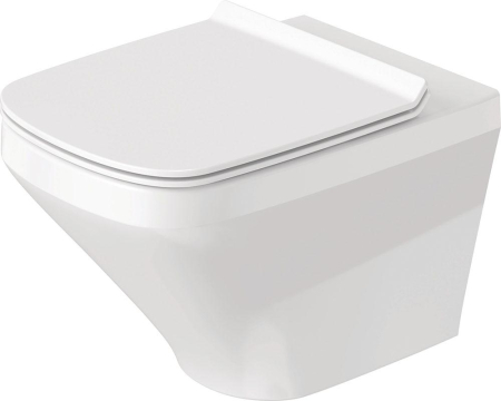Baie - Set vas WC Duravit 45510900A1, DuraStyle, montaj suspendat, tip clatire jet de apa, tip evacuare orizontala, alb