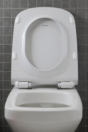 Set vas WC Duravit 45520900A1, DuraStyle, montaj suspendat, tip clatire jet de apa, tip evacuare orizontala, alb [4]