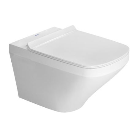 Baie - Set vas WC Duravit 45520900A1, DuraStyle, montaj suspendat, tip clatire jet de apa, tip evacuare orizontala, alb