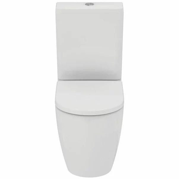 Set vas WC Ideal Standard Ellisse rimless BTW cu capac softclose alb si rezervor [5]