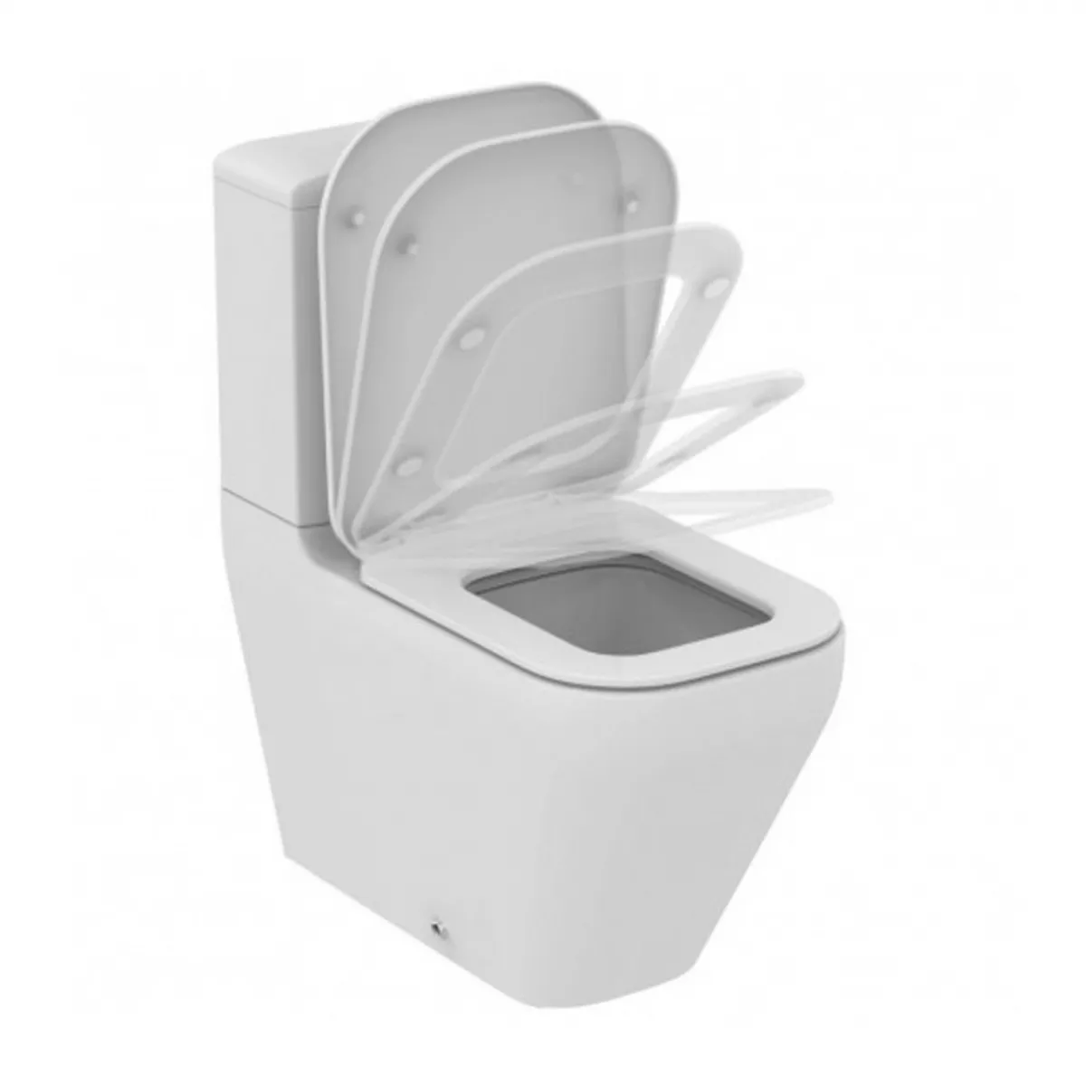 Set vas WC Ideal Standard Tonic II, pe podea, Aquablade, capac SoftClose, alb, K316901 [1]