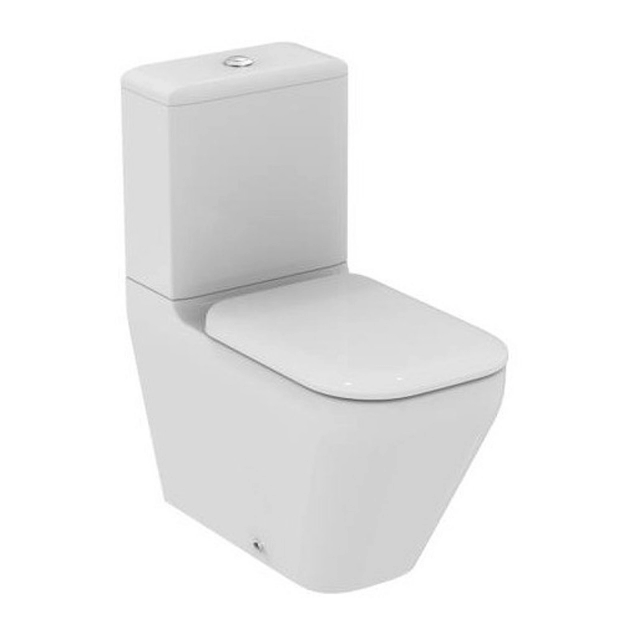 Baie - Set vas WC Ideal Standard Tonic II, pe podea, Aquablade, capac SoftClose, alb, K316901