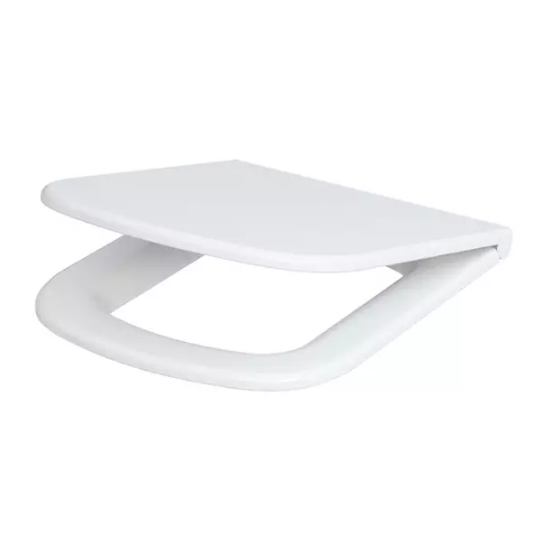 Set vas WC pe pardoseala 574 Cersanit Colour rezervor 010 si capac softclose alb [3]