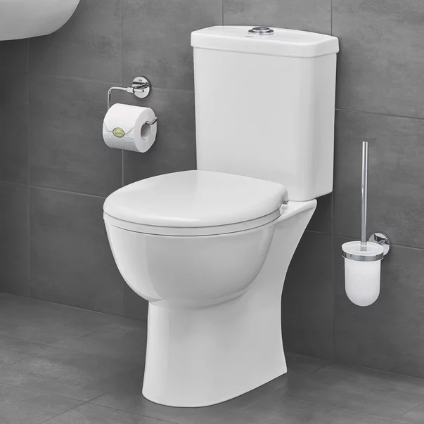 Set vas WC pe pardoseala Grohe Bau Ceramic Rimless cu rezervor asezat si capac softclose [4]