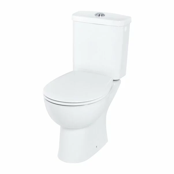 Set vas WC pe pardoseala Grohe Bau Ceramic Rimless cu rezervor asezat si capac softclose [6]