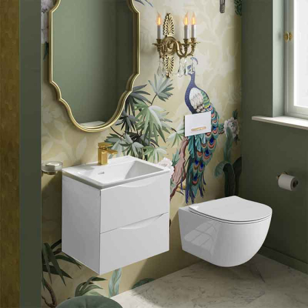 Set vas WC, Spectrum, Sierra Grande 2.0, Tornado Flush, cu capac soft close, quick release, alb [1]